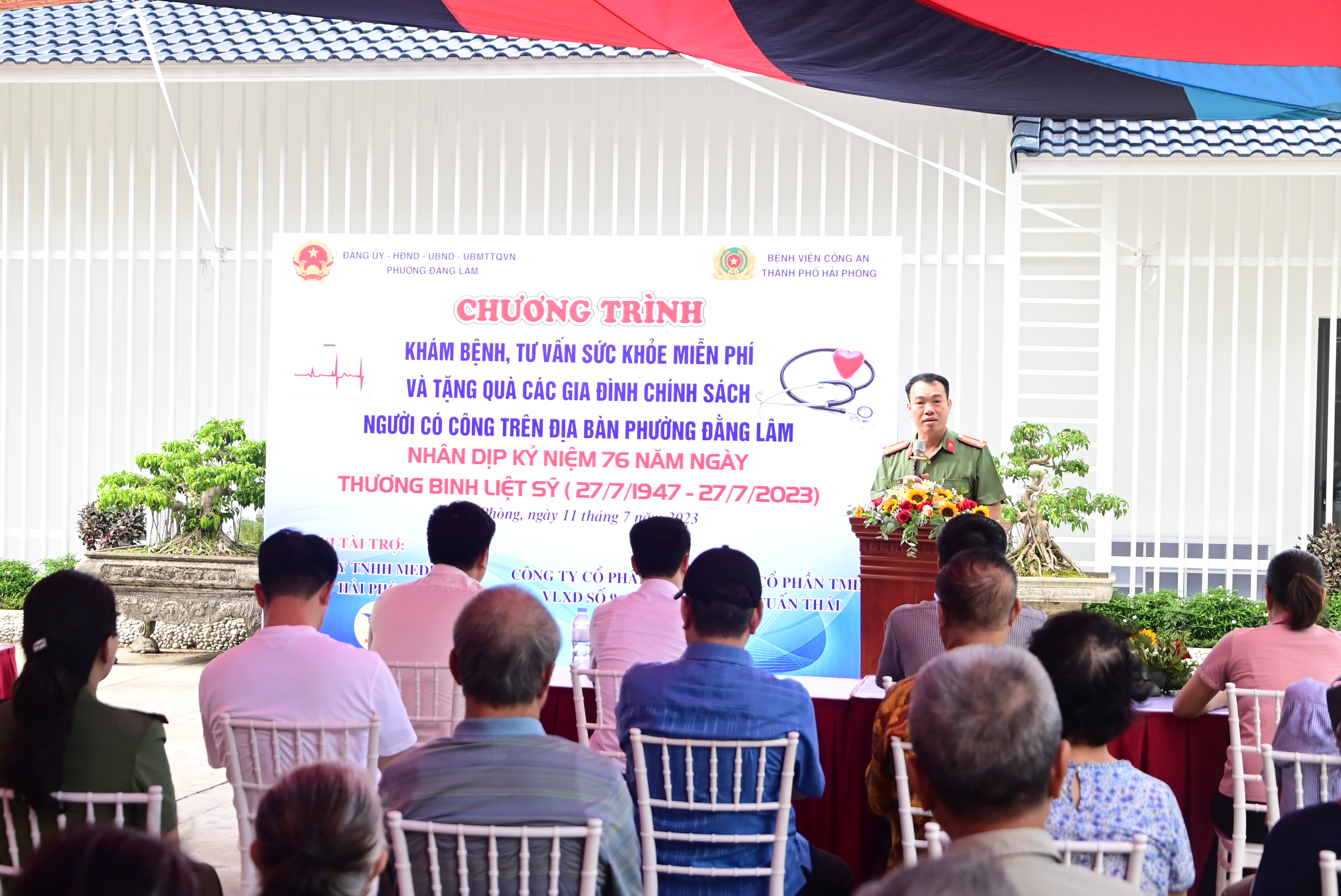 Bệnh viện Công an thành phố: Khám, chữa bệnh cho 2.163 lượt bệnh nhân